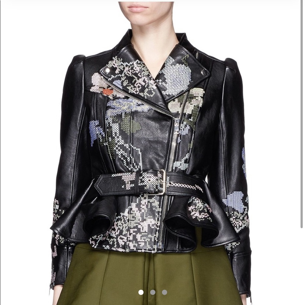 Alexander Mcqueen Leather Jacket